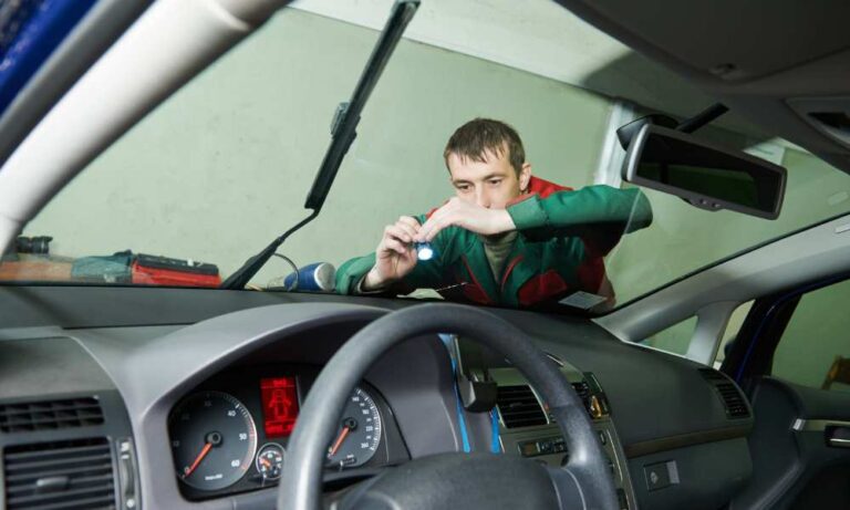 Patch windshield chip