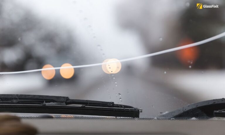 Hairline crack in windshield