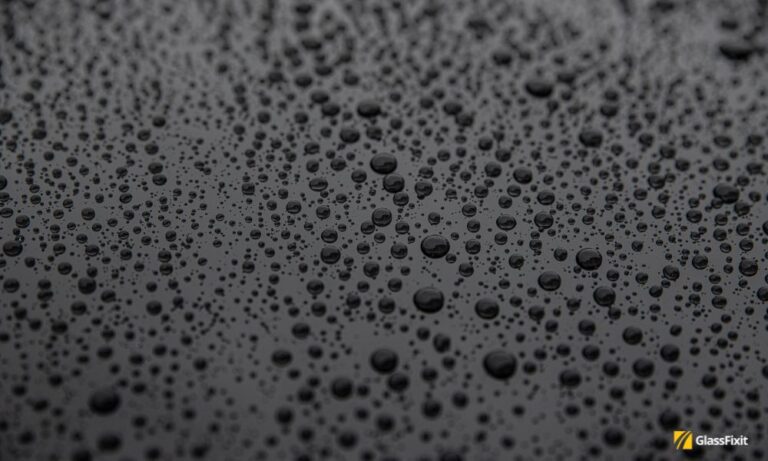 Hydrophobic windshield treatment