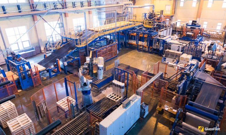 How is windshield glass manufactured