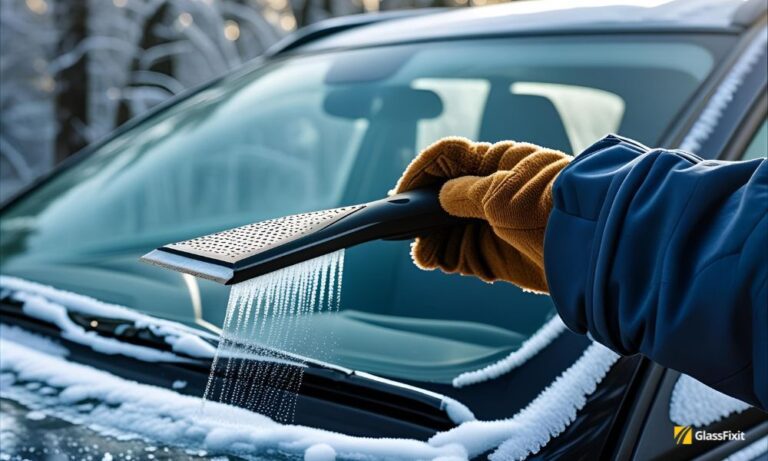 What can you use to defrost your windshield